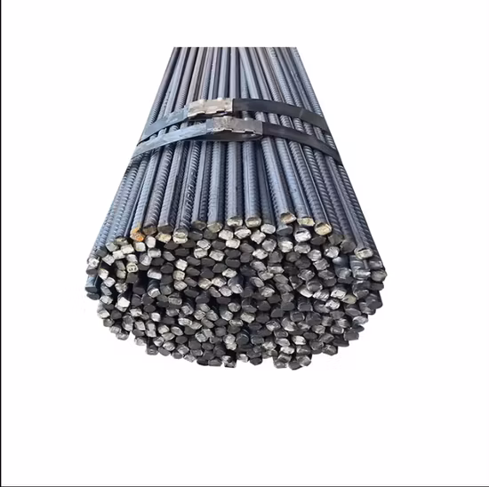 HRB400 HRB500 ASTM A615 Gr60 GB AISI JIS BS DIN 鋼棒/ロッド ステンレス鋼棒 8 メートル 10 メートル 12 メートル 16 メートルの異形鋼棒鉄筋建設鉄筋利用可能